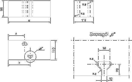 kształtki warstwownicy środkowe